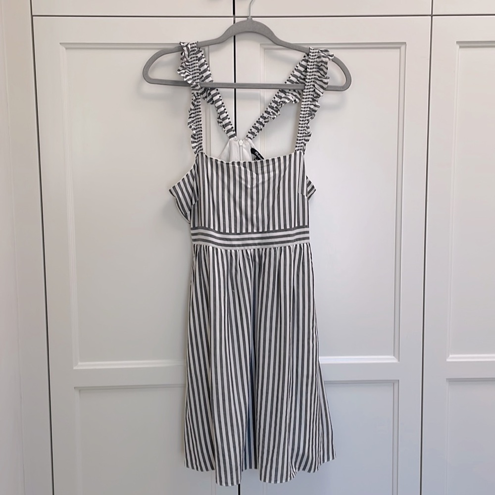 Madewell summer stripe mini dress